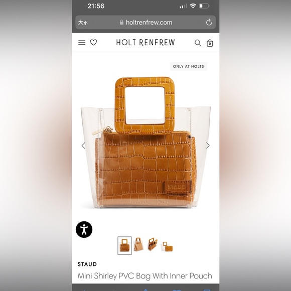 STAUD Mini Shirley PVC bag with pouch - Picture 10 of 11